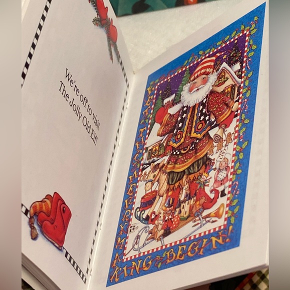 Christmas Journal Mary Engelbreit theme HC BOOK LOT Holiday organizer Quote - Picture 12 of 16